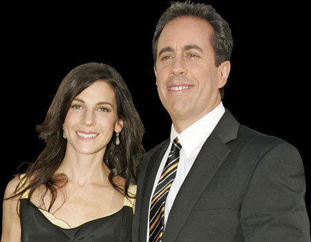 jerry seinfeld wife and kids. Comedian Jerry Seinfeld and