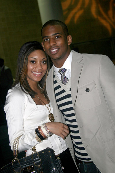 chris paul wife. Shaq parties it up at all-star
