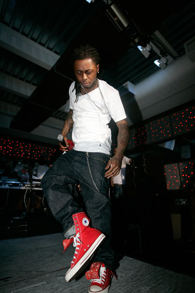 Celebrity   on Lil Wayne In Red   Fashion   Hairstyles   Celebrity   Hot News