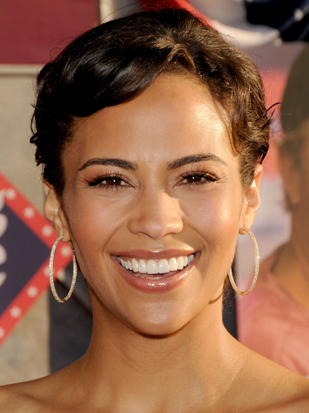 pictures of paula patton and robin thicke. Actress Paula Patton who bares