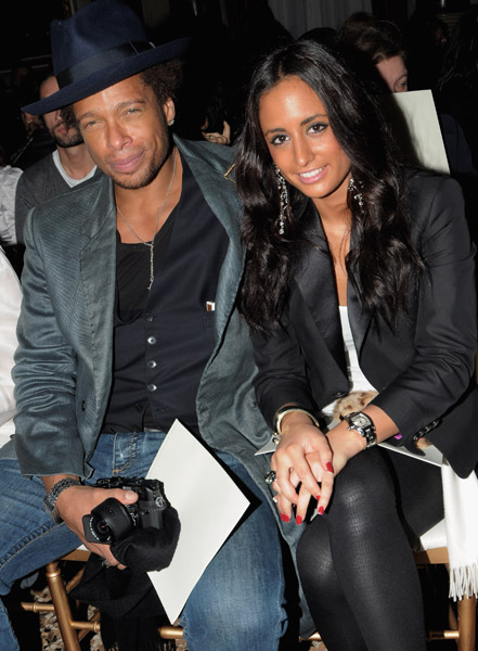 Gary Dourdan is in Milan for fashion week with his lady friend Maria Del 