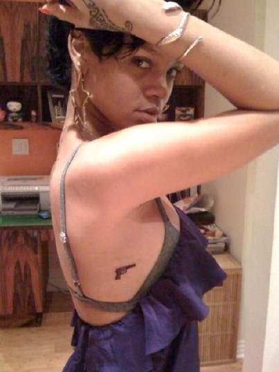 rihanna quote tattoo. that Rihanna has went and