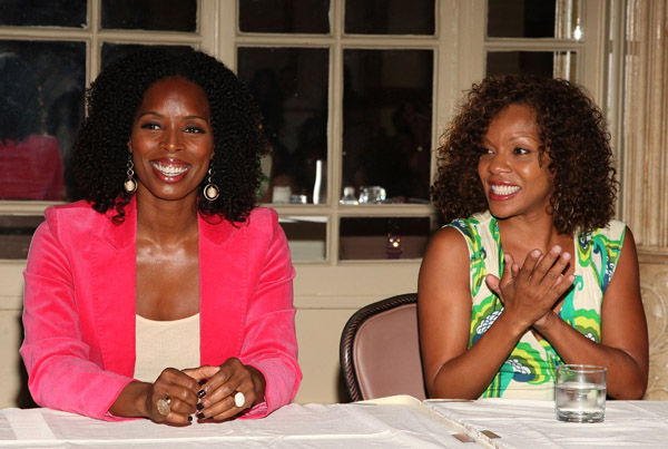 Tasha Smith and Wendy Raquel Robinson attended day 2 of The Merge Summit at 